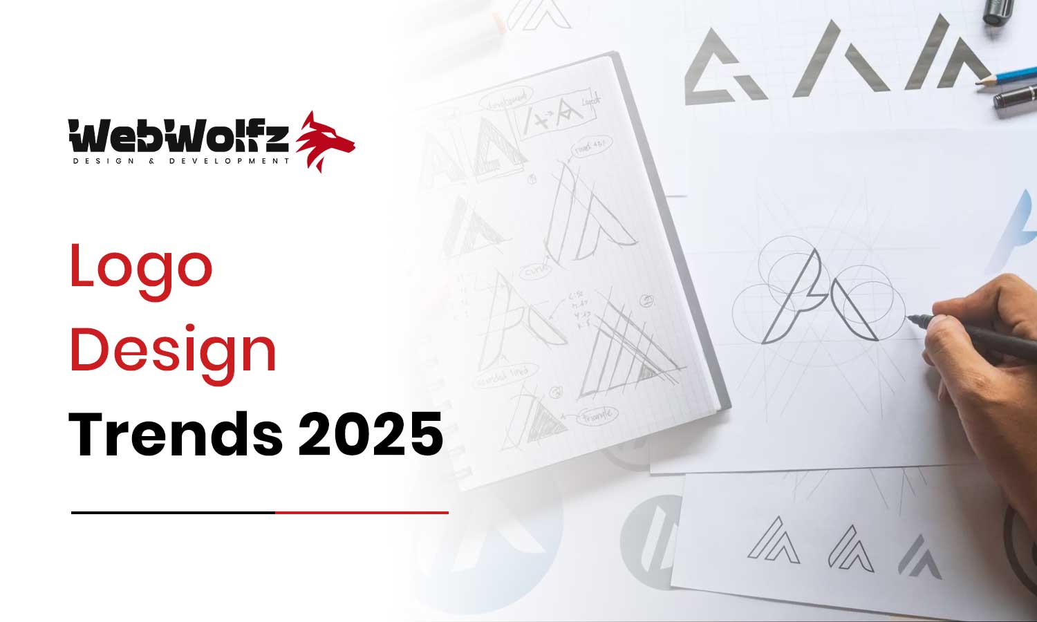 Top Logo Design Trends in 2025 Create Your Unique Brand Identity with WebWolfz for ₹4500