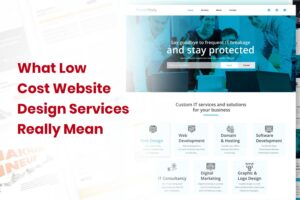 What Low Cost Website Design Services Really Mean