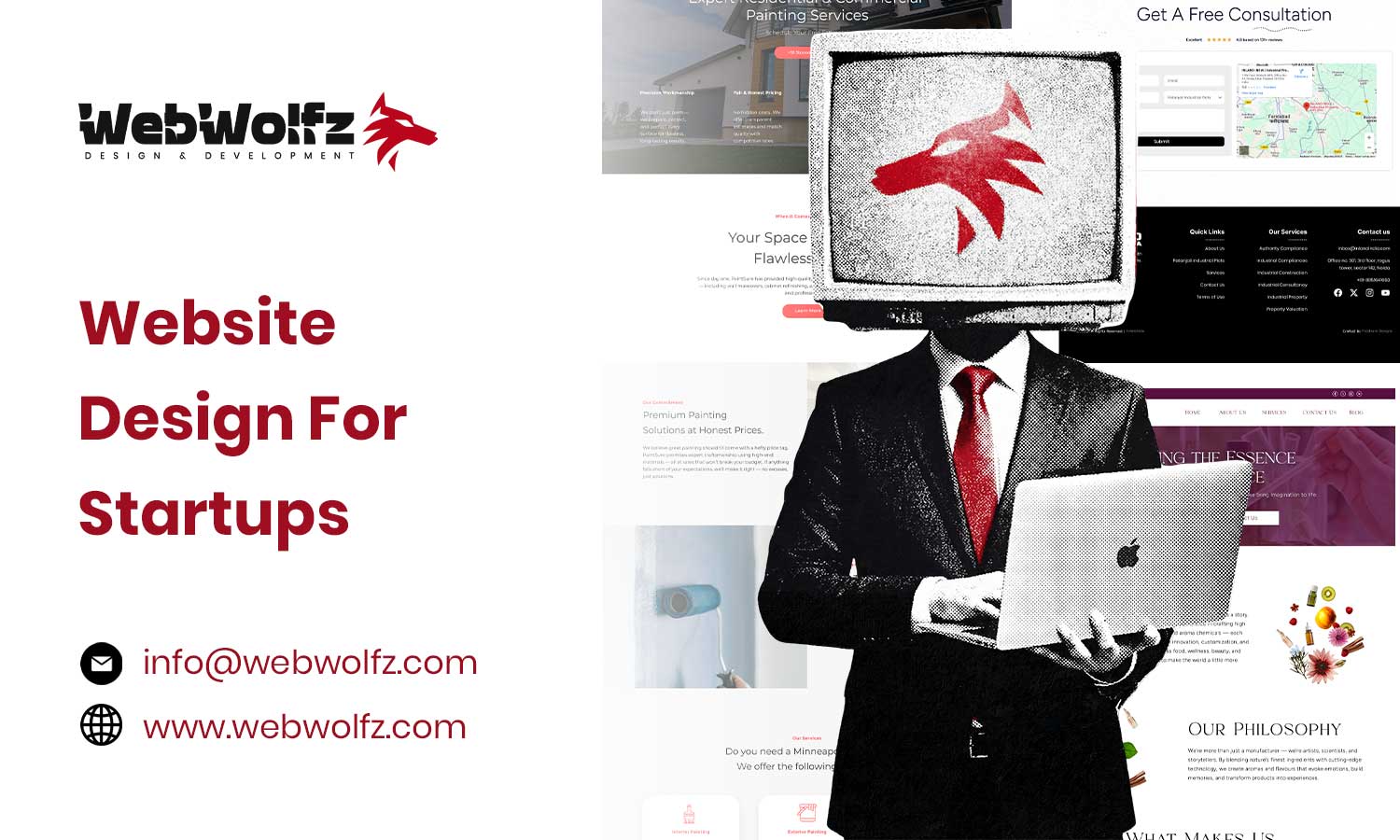 website design for startups