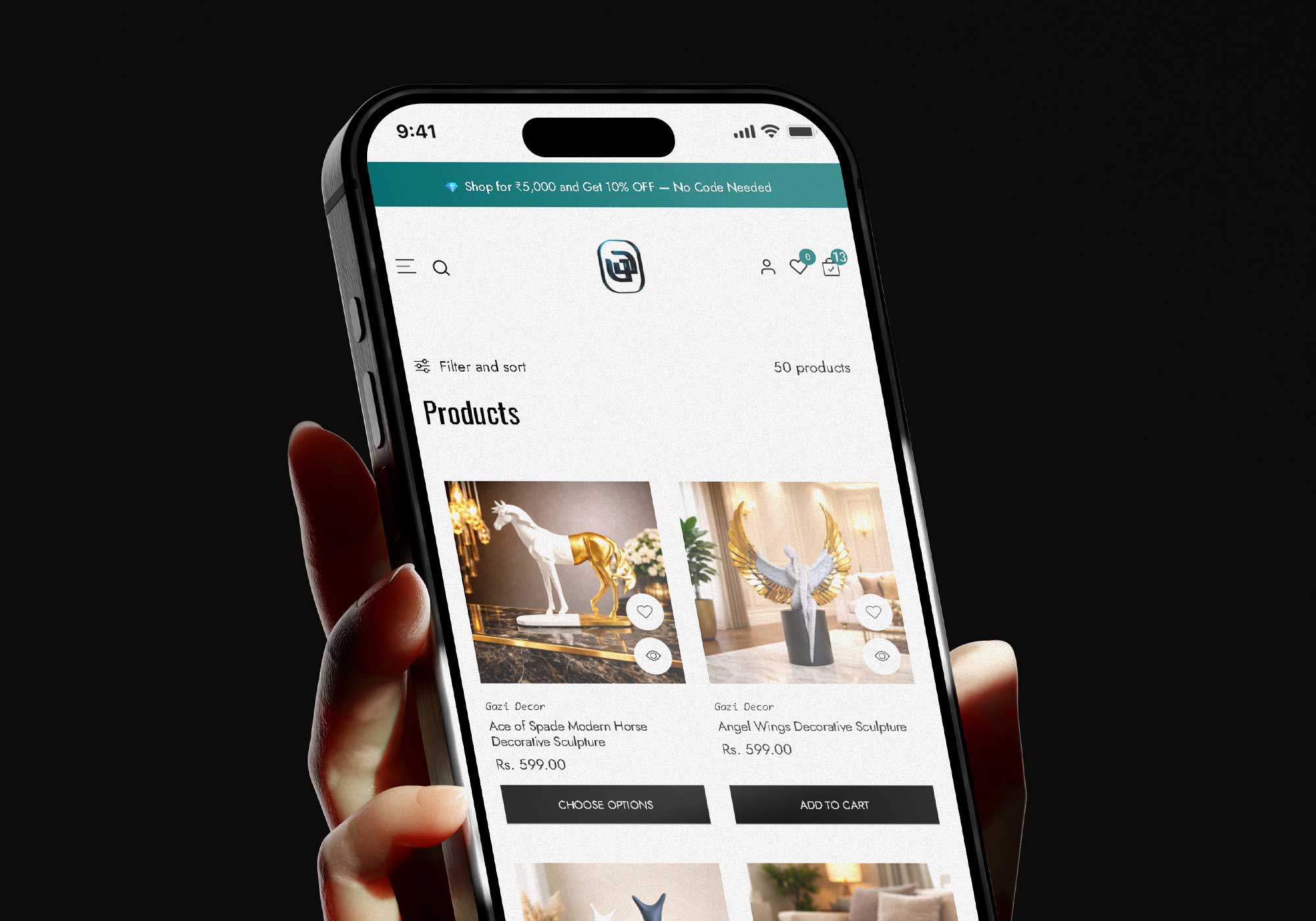 Shopify Store Design-Gazi Decor