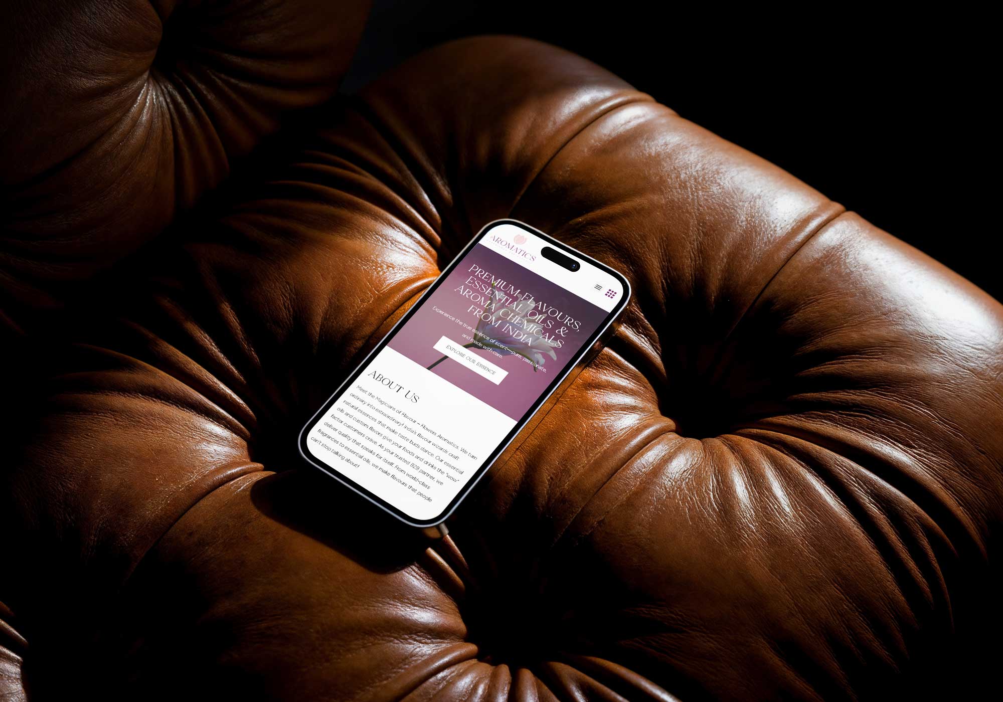 Flowers-Aromatics-Website-Design