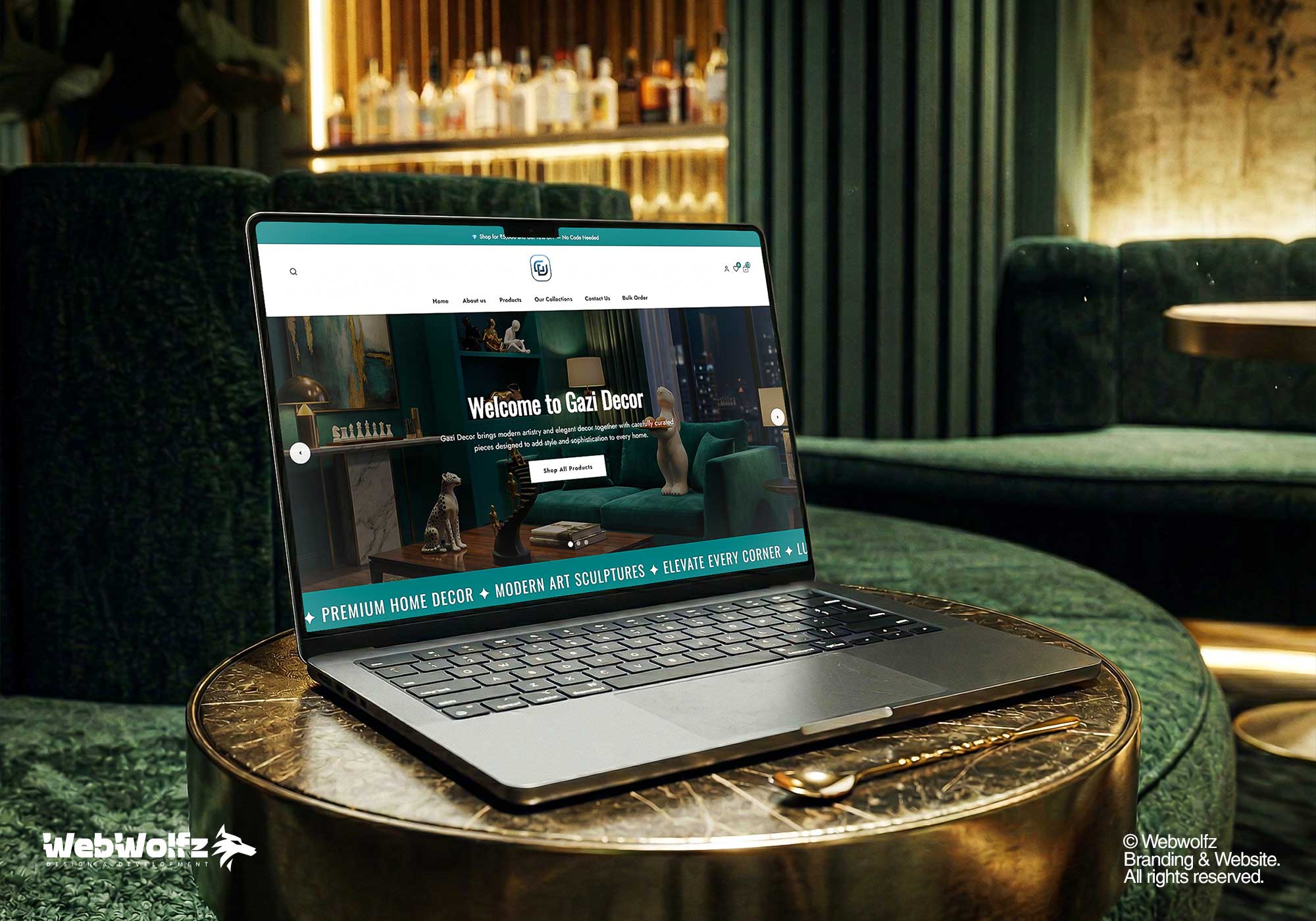 Gazi Decor Website Case Study