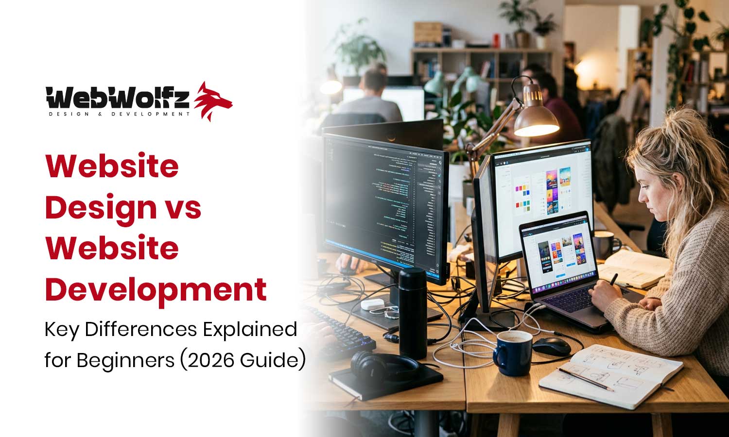 Website Design vs Website Development Key Differences Explained for Beginners (2026 Guide)