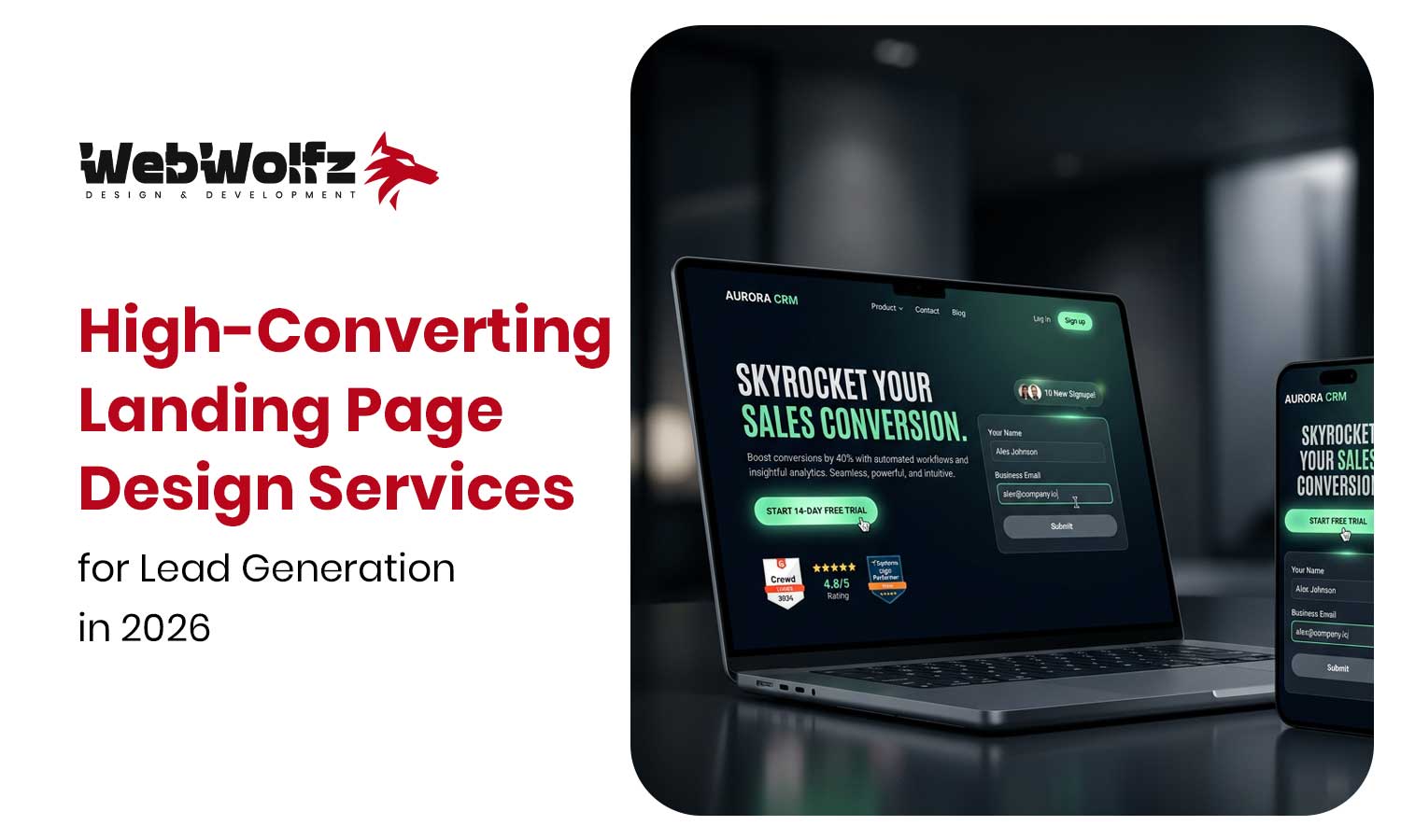 High-Converting Landing Page Design Services for Lead Generation in 2026