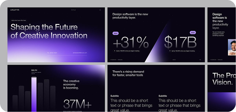 Pitch Deck + Company Profile Design