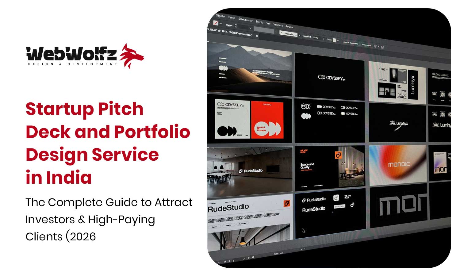 Startup Pitch Deck and Portfolio Design Service in India The Complete Guide to Attract Investors & High-Paying Clients (2026)