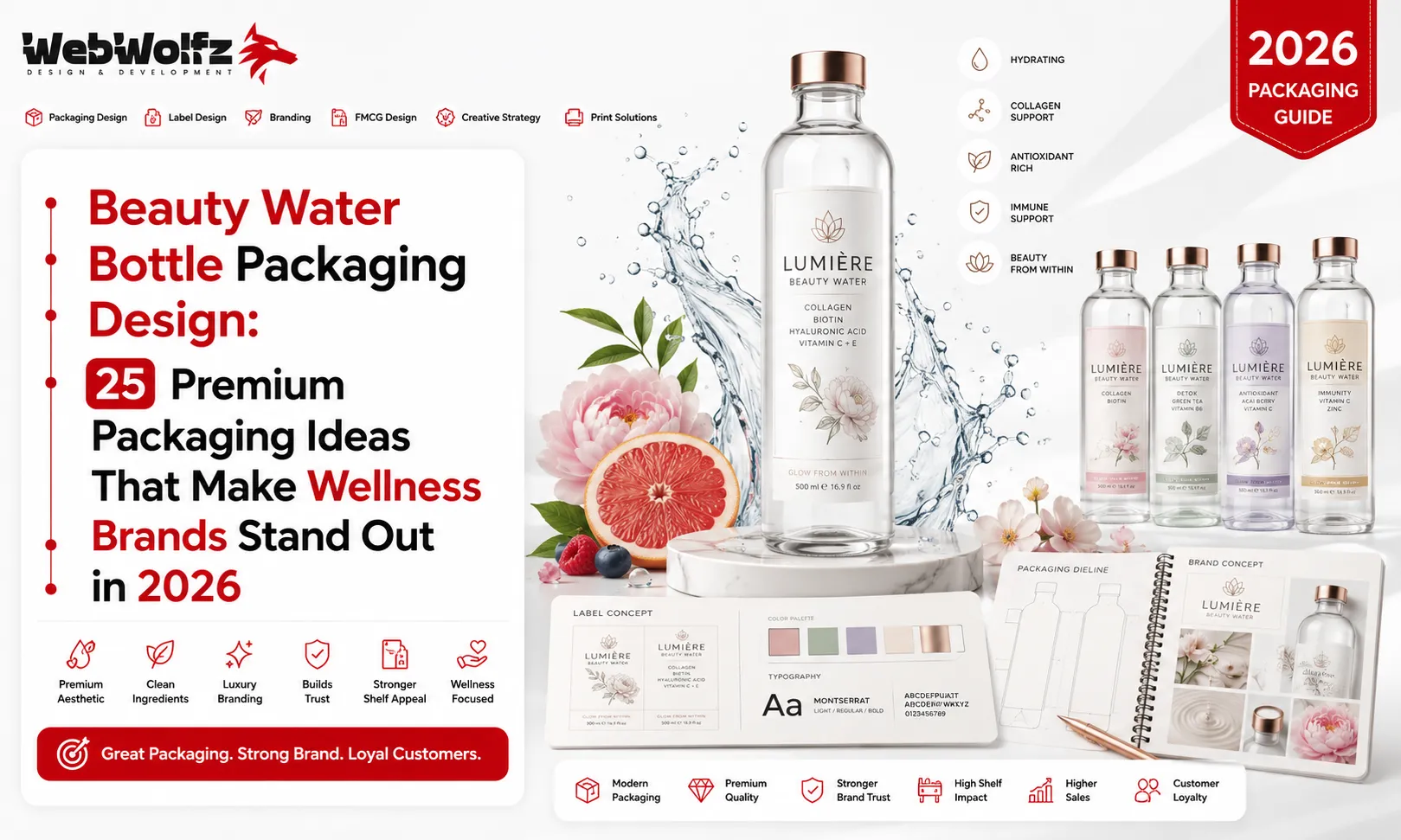 Beauty Water Bottle Packaging Design 25 Premium Packaging Ideas That Make Wellness Brands Stand Out in 2026
