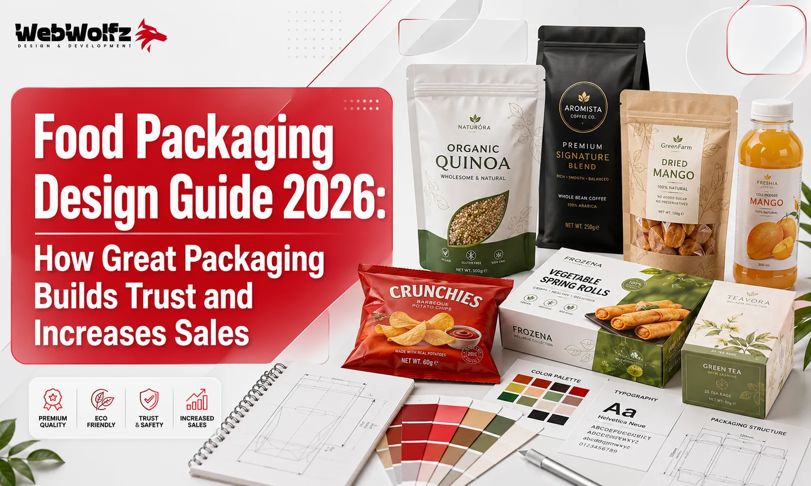 Food Packaging Design Guide 2026 How Great Packaging Builds Trust and Increases Sales