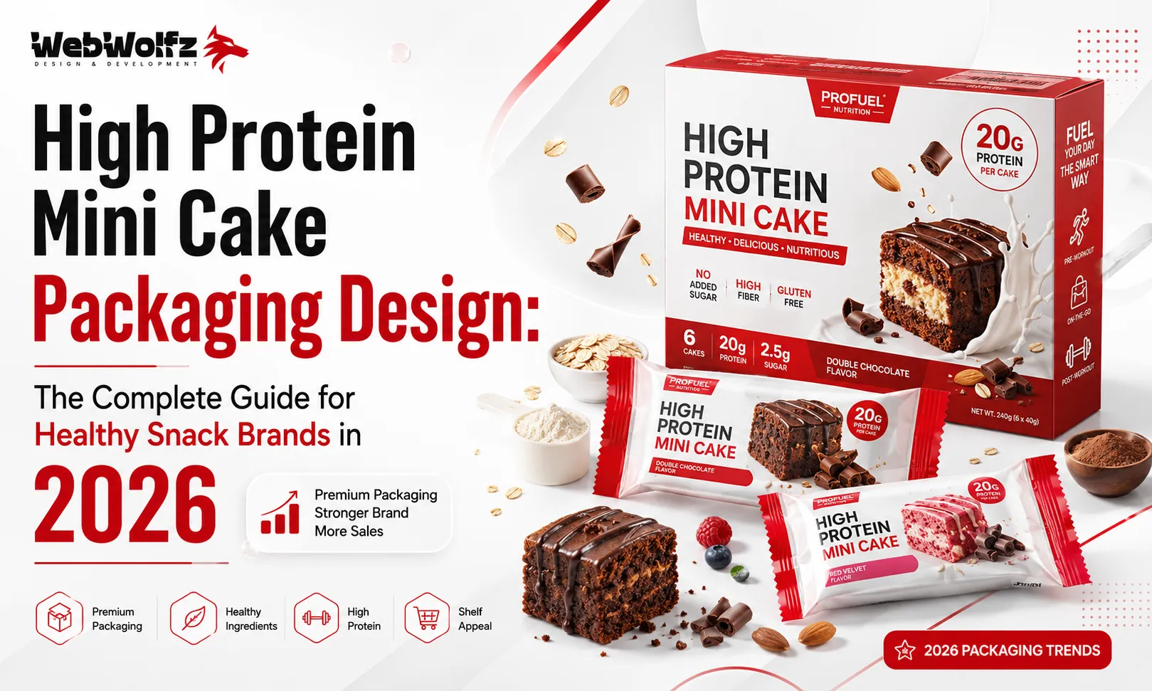 High Protein Mini Cake Packaging Design The Complete Guide for Healthy Snack Brands in 2026