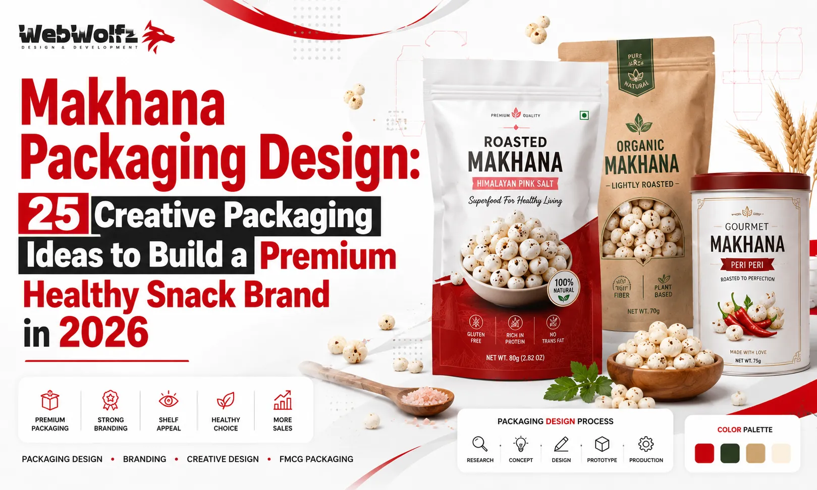 Makhana Packaging Design 25 Creative Packaging Ideas to Build a Premium Healthy Snack Brand in 2026