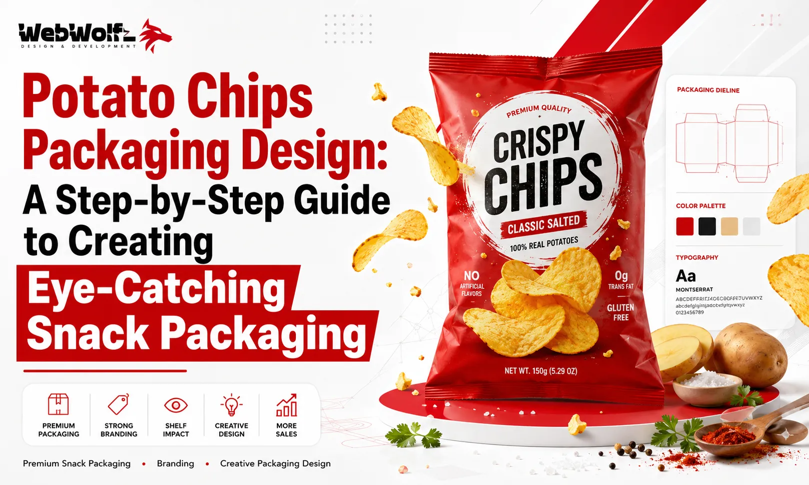 Potato Chips Packaging Design A Step-by-Step Guide to Creating Eye-Catching Snack Packaging