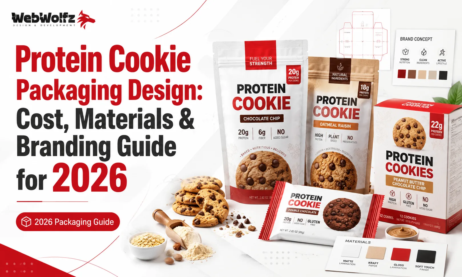 Protein Cookie Packaging Design Cost, Materials & Branding Guide for 2026