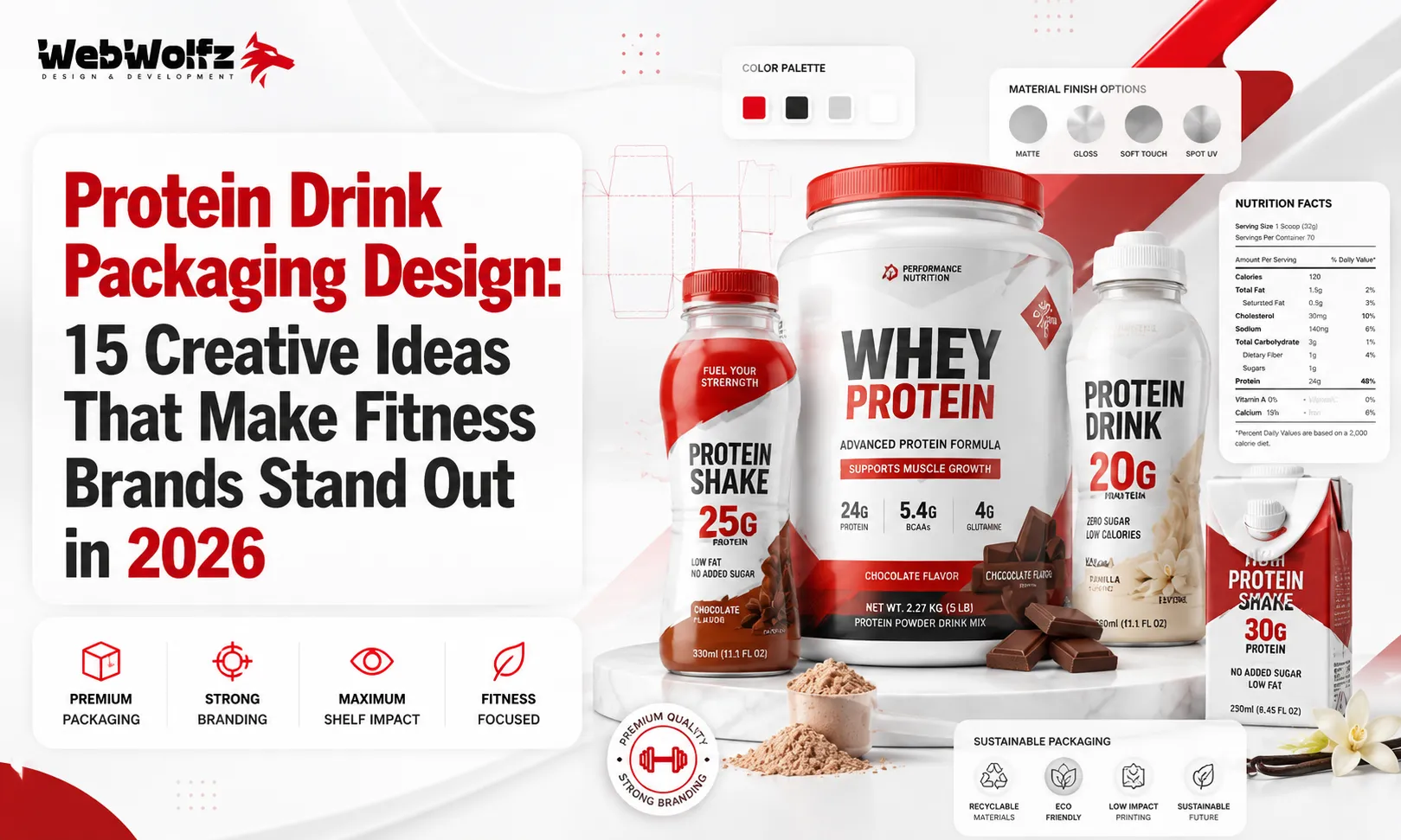Protein Drink Packaging Design 15 Creative Ideas That Make Fitness Brands Stand Out in 2026