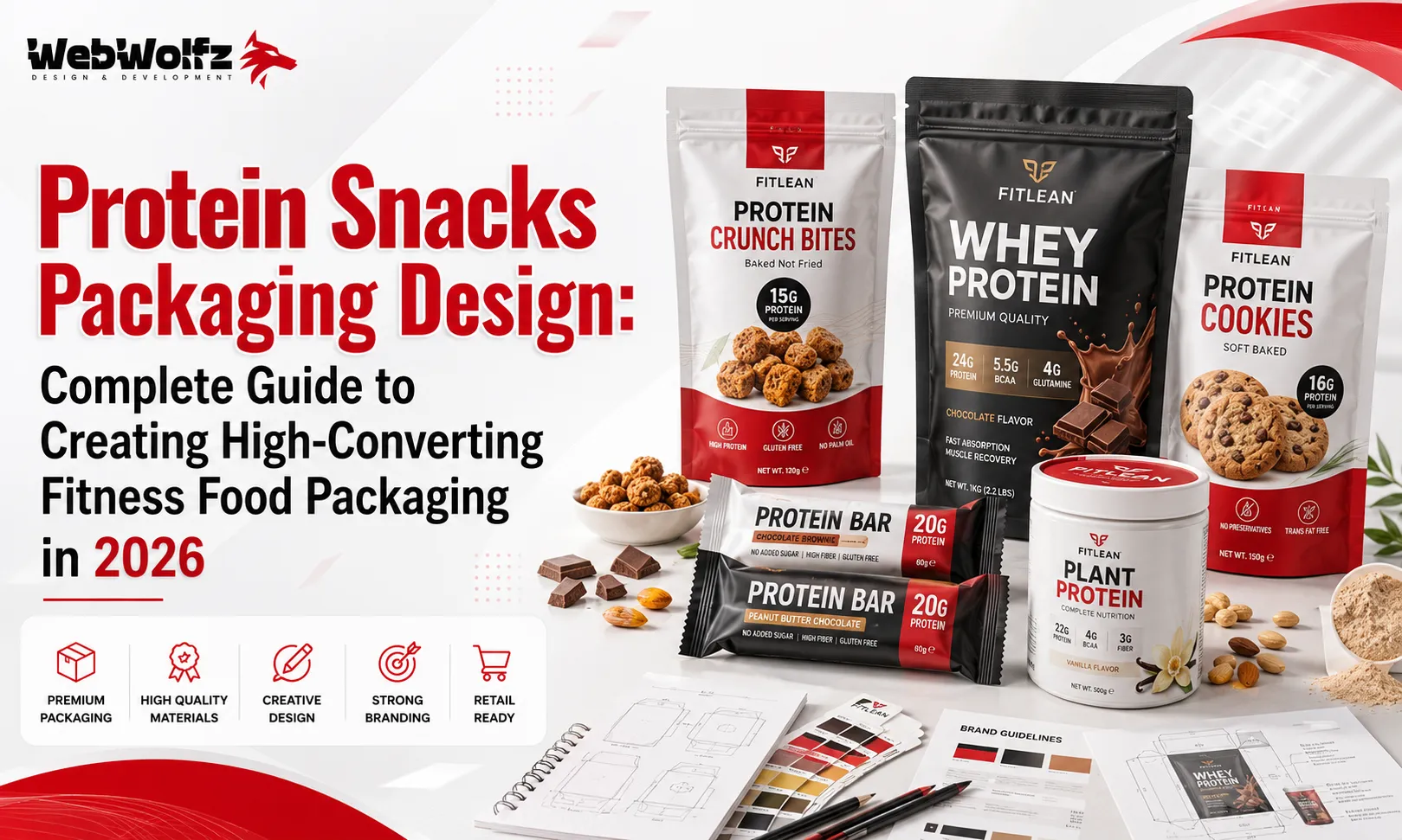 Protein Snacks Packaging Design Complete Guide to Creating High-Converting Fitness Food Packaging in 2026