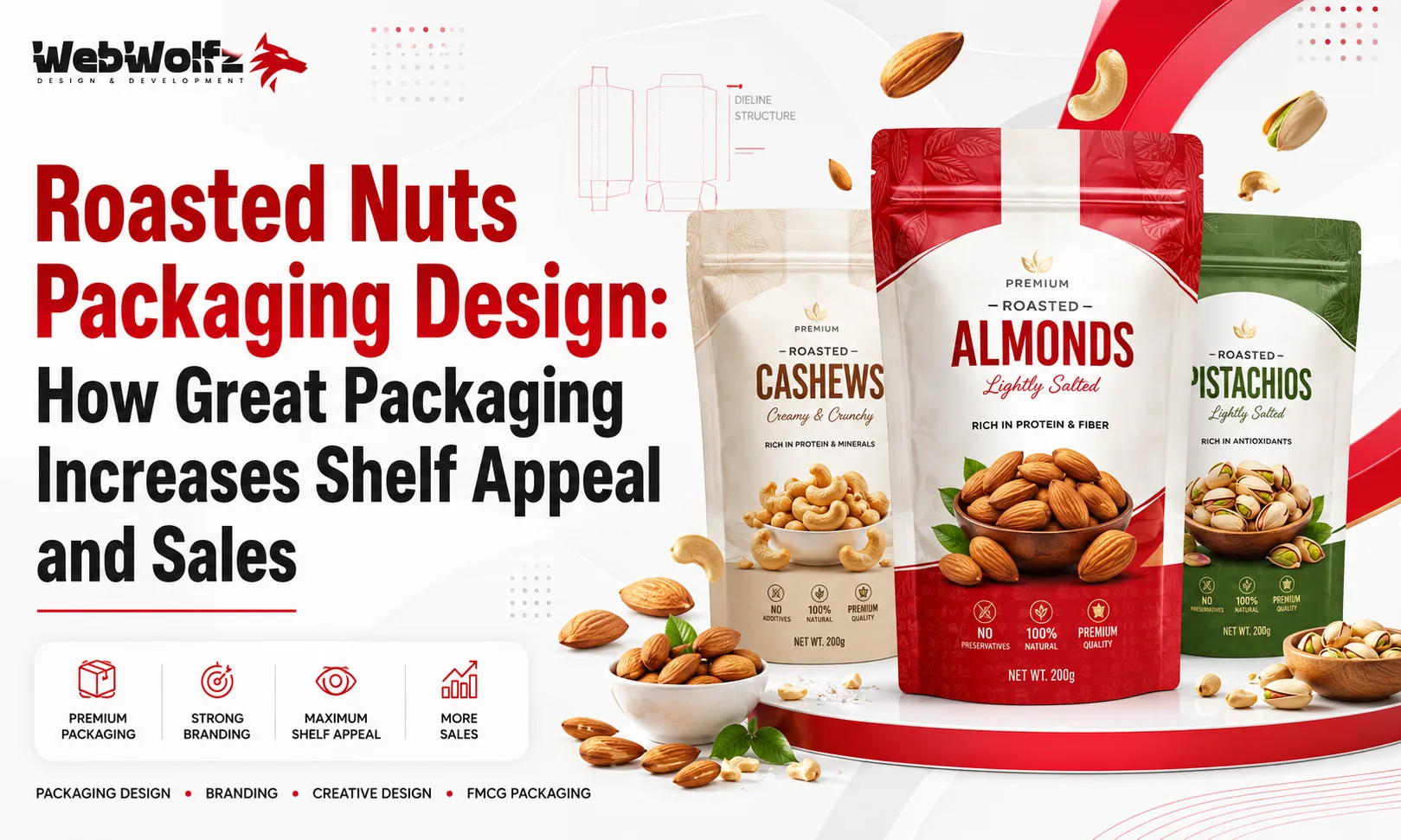 Roasted Nuts Packaging Design How Great Packaging Increases Shelf Appeal and Sales