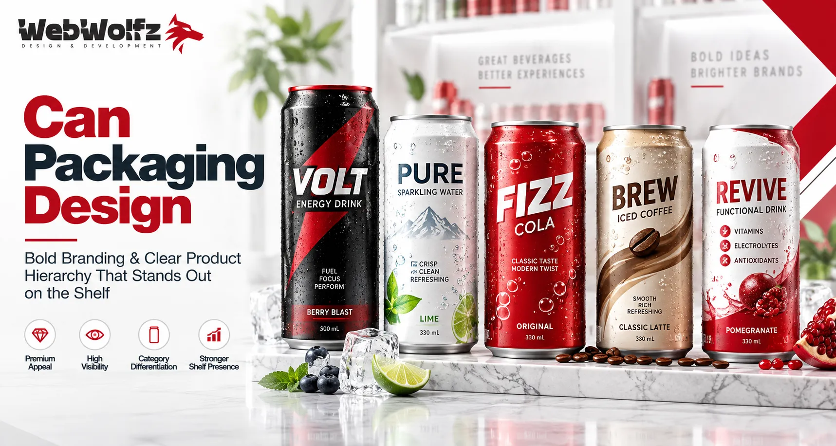 Types of Beverages Packaging Design: A Complete Guide for Beverage Brands in 2026 2 Can Packaging Design