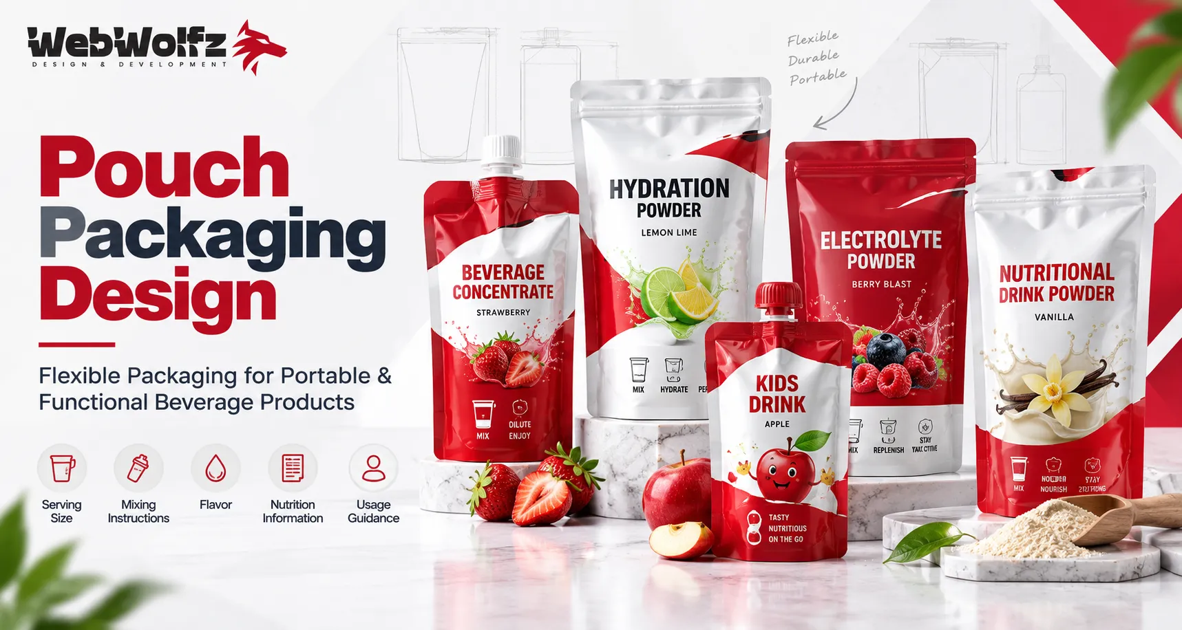 Types of Beverages Packaging Design: A Complete Guide for Beverage Brands in 2026 3 Pouch Packaging Design